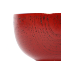 Vaisselle Japonaise En Bois Kyōgata Rouge