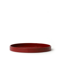 WOODEN JAPANESE TEA TRAY MOKUDE (RED)