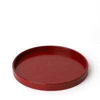 WOODEN JAPANESE TEA TRAY MOKUDE (RED)