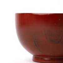 Vaisselle Japonaise En Bois Kyōgata Rouge