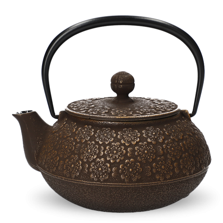 Iwachu Tetsu-Kyusu Sakura Goldcafe