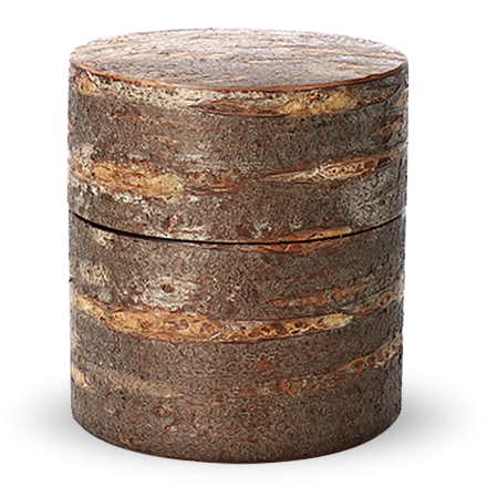 Tea Caddy Japan Natural Cherry Bark