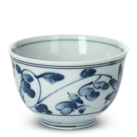 Teacup Japan Porcelain Karakusa