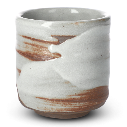 Japanese Clay Teacup Shiro Hake