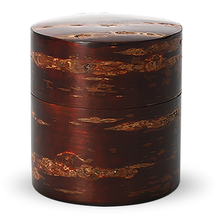 Tea Caddy Japan Cherry Bark Matcha Polished