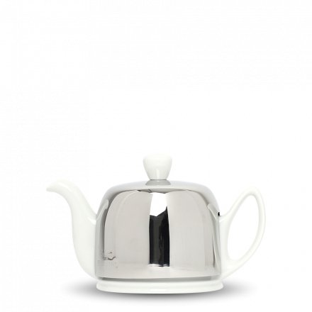 Degrenne Porcelain Teapot Salam White 2 Cups 