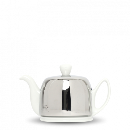 Théière En Porcelaine Degrenne Salam Blanche, 350ml