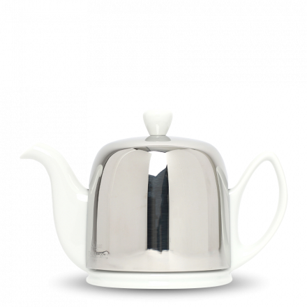 Théière En Porcelaine Degrenne Salam Blanche, 700ml