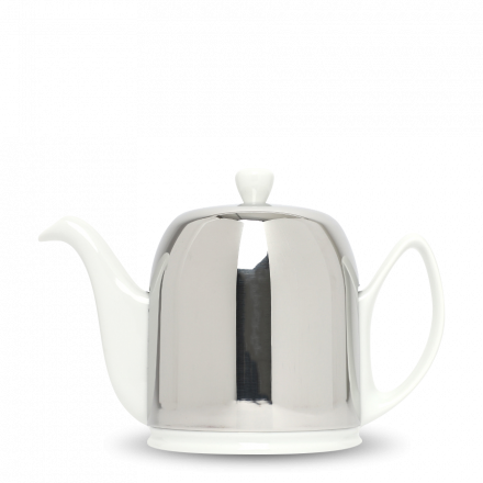 Théière En Porcelaine Degrenne Salam Blanche, 1,0l
