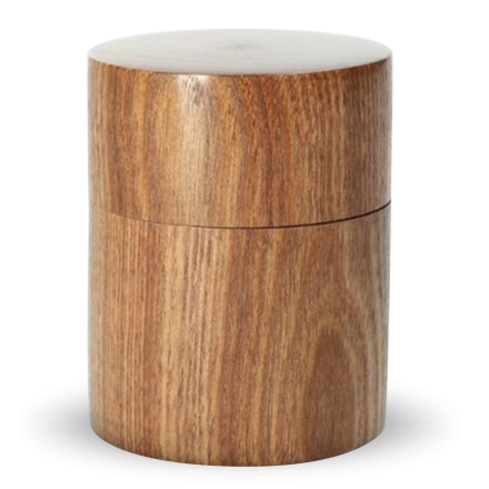 Japanese Wooden Tea Caddy Enju Yamanaka