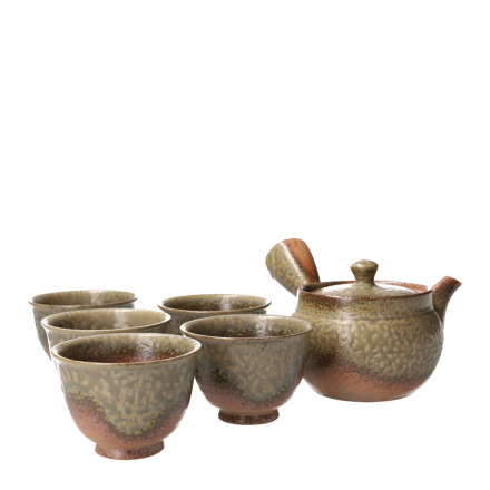 Kyusu Tokoname Isshin Irabo Set