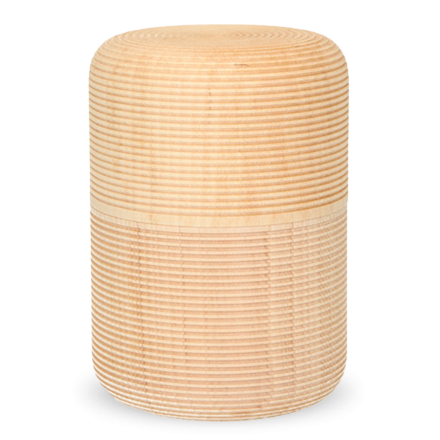 Japanese Wooden Gato Mikio Soji Karmi Tawara Tea Caddy