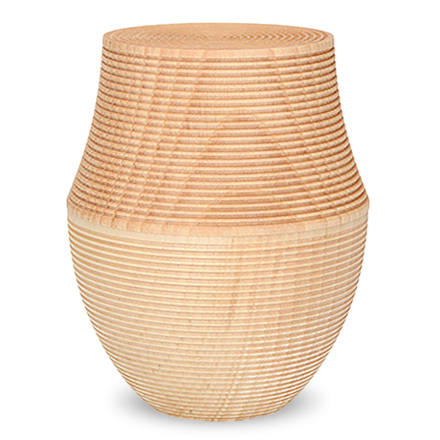 Japanese Wooden Gato Mikio Soji Karmi Kama Tea Caddy