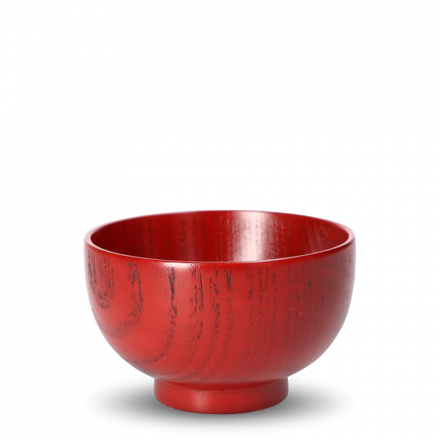 Wooden Bowl Kyōgata Red