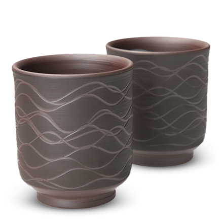 Teacup Pair Suigetsu Banko