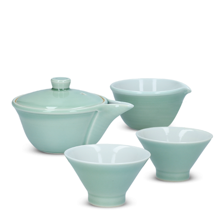 Hohin Tea Set Asahiyaki Kahin Seiki