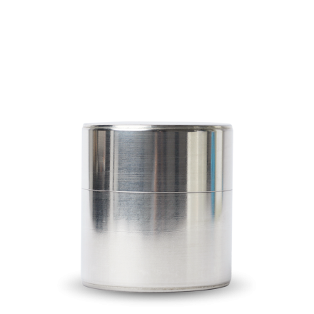 Tea Caddy Kaikado Tinplate Wide 120g
