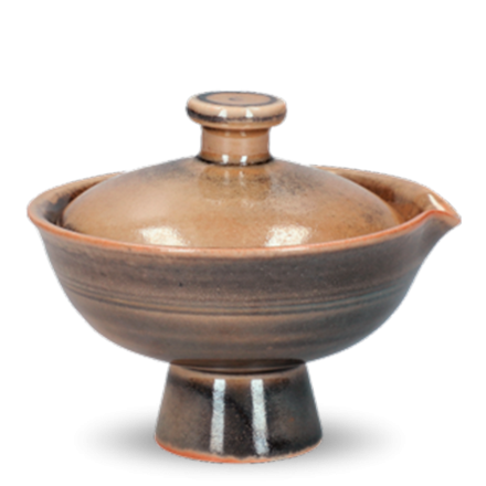   Xu Ni Gaiwan Holzgefeuert mit Sockel und Ausguss