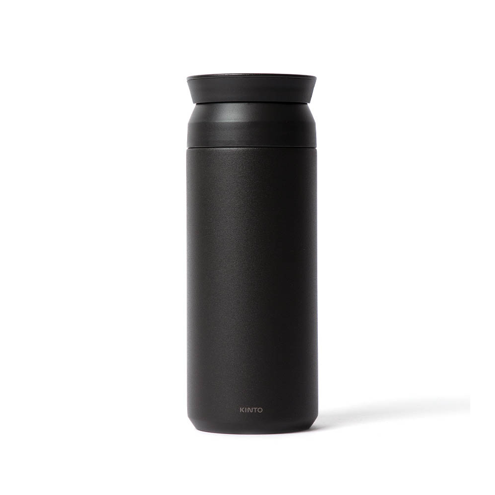 Kinto Travel Tumbler Thermos, stainless steel, black, 500ml