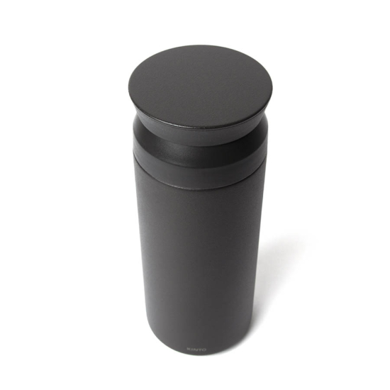 Kinto Travel Tumbler Thermos, stainless steel, black, 500ml