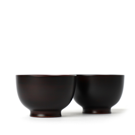 Vaisselle Japonaise En Bois Sakura Tame, Coffret 2 Pièces